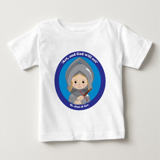 T-shirt Pour Bébé Saint Jean d'Arc (Devant)