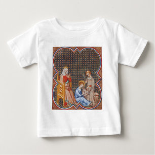 T-shirt Pour Bébé Saint Louis IX de France Protecteur des Rois Art