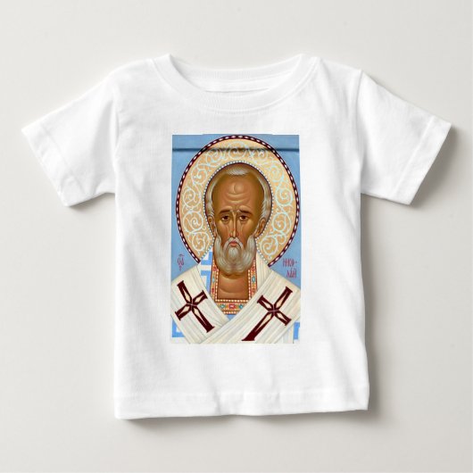 T-shirt Pour Bébé Saint Nicolas de Myra (Devant)