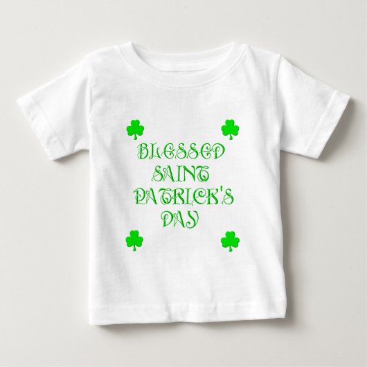 T-shirt Pour Bébé Saint Patrick (3) (Devant)
