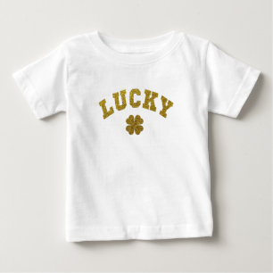 T-shirt Pour Bébé Saint Patrick Chanceux Trèfle