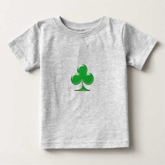 T-shirt Pour Bébé Saint Patrick's Day Irlandais Green Clover Shamroc (Devant)