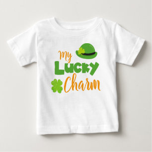 T-shirt Pour Bébé Saint Patrick's Day, Leprechaun Casquette, Lucky C