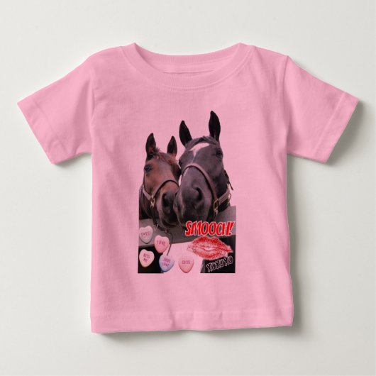 T-shirt Pour Bébé Saint Valentin (Devant)