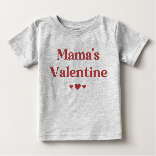 T-shirt Pour Bébé Saint Valentin de maman