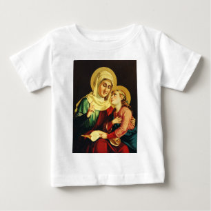 T-shirt Pour Bébé Sainte Anne et Vierge Marie