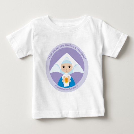 T-shirt Pour Bébé Sainte Catherine Laboure (Devant)