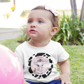 T-shirt Pour Bébé Sainte Vache 1er Anniversaire