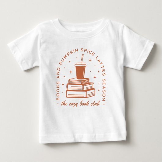 T-shirt Pour Bébé Saison d'épices des livres et des Citrouilles (Devant)