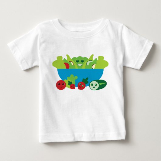 T-shirt Pour Bébé Salade (Devant)