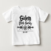 T-shirt Pour Bébé Salem Witch (Devant)