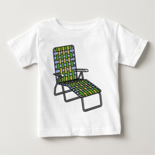 T-shirt Pour Bébé Salon de cabriolet de chaise de jardin (Devant)