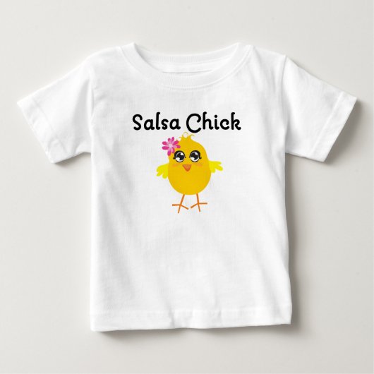 T-shirt Pour Bébé Salsa Chick (Devant)