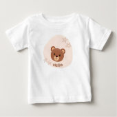T-shirt Pour Bébé Salutation amicale (Devant)