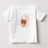 T-shirt Pour Bébé Salutation amicale (Dos)