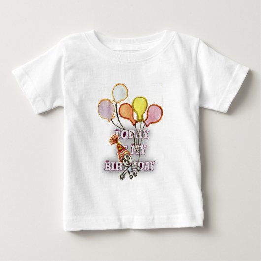 T-shirt Pour Bébé Salutation d'anniversaire : Joyeux Bro d'anniversa (Devant)