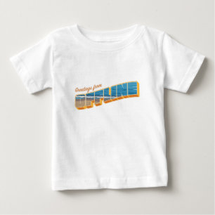 T-shirt Pour Bébé Salutations hors ligne