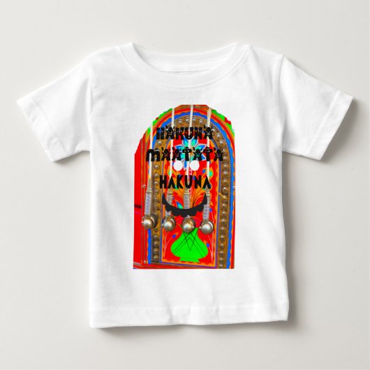 T-shirt Pour Bébé Samba couleurs du carnaval Hakuna Matata blings.pn (Devant)
