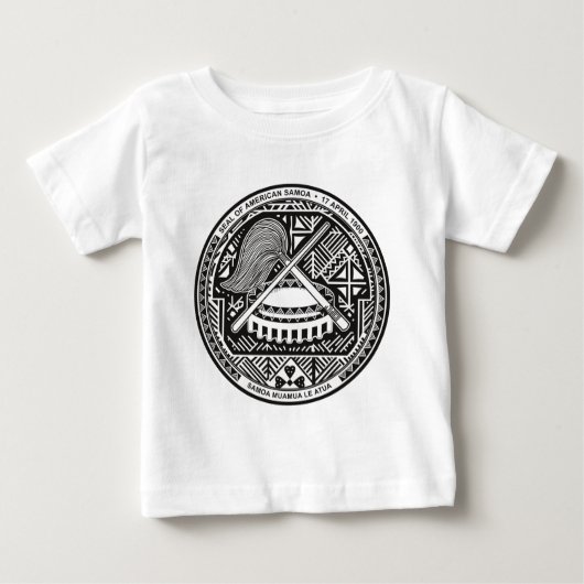 T-shirt Pour Bébé samoa américain (Devant)