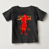 T-shirt Pour Bébé Samurai Jack Red Warrior Graphic (Devant)