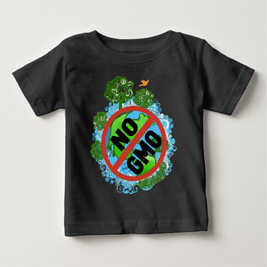 T-shirt Pour Bébé Sans OGM (Devant)