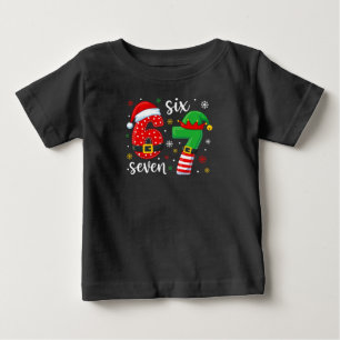 T-shirt Pour Bébé Santa & Elfe Numéro 67