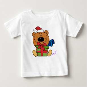 T-shirt Pour Bébé SantaBear avec Toddler actuel Toddler Long Manches