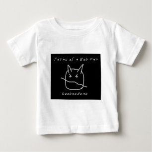T-shirt Pour Bébé Satan est un grand gros Doodiehead