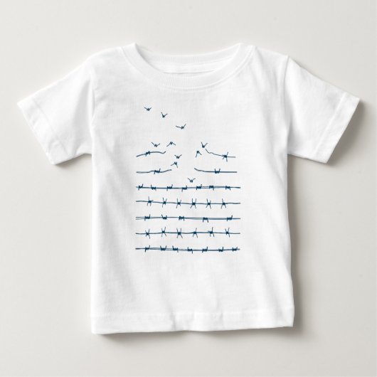 T-shirt Pour Bébé Saut libre (Devant)