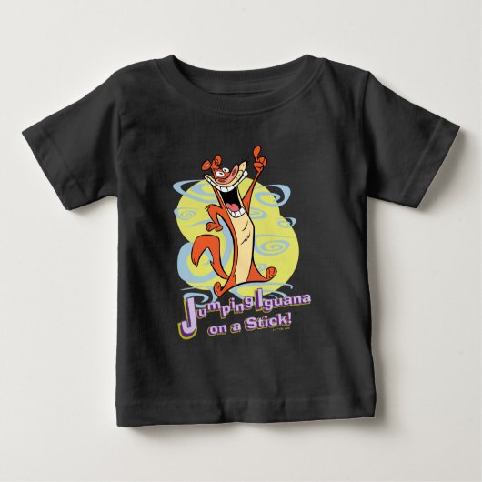 T-shirt Pour Bébé Sauter Igauna sur une bâche!™ (Devant)