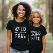 T-shirt Pour Bébé Sauvage et libre