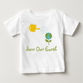 T-shirt Pour Bébé Sauvez notre tee - shirt de bébé de la terre