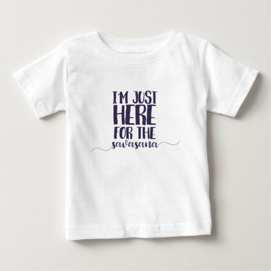 T-shirt Pour Bébé savasana (Devant)