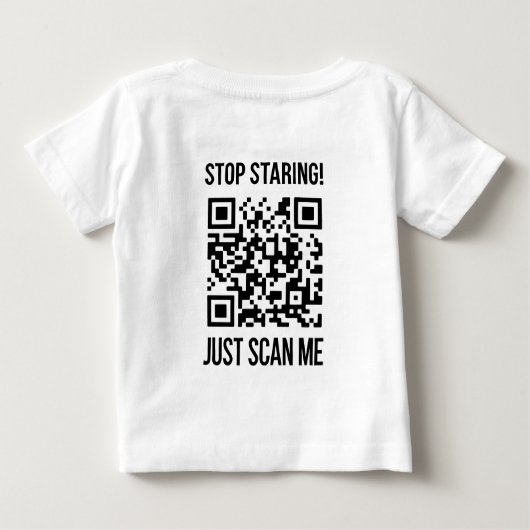 T-shirt Pour Bébé Scan Me : Faites Ce Qui Rend Votre Âme Heureuse (Dos)