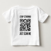 T-shirt Pour Bébé Scan Me QR Code : Choisissez la gentillesse chaque (Dos)
