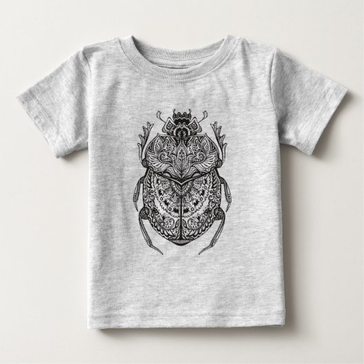 T-shirt Pour Bébé Scarabée africain Zendoodle (Devant)