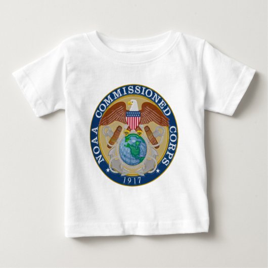 T-shirt Pour Bébé Sceau du Corps des commissionnés de la NOAA (Devant)