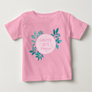 T-shirt Pour Bébé Schattig Grote Zus aanpasbaar naam