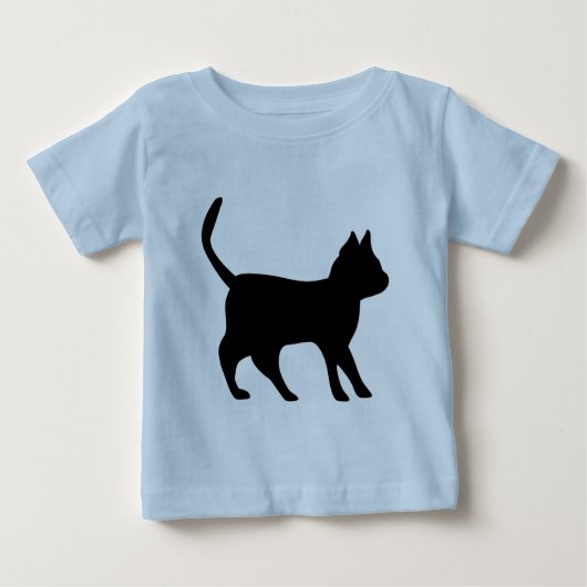 T-shirt Pour Bébé Schwarzer Kater (Devant)