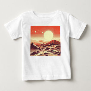 T-shirt Pour Bébé Sciage de paysage SF Mars 2