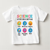 T-shirt Pour Bébé Science keeps you curious (Devant)