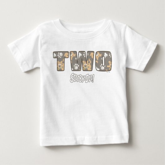 T-shirt Pour Bébé Scooby-Doo Deuxième anniversaire (Devant)