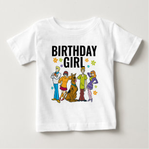 T-shirt Pour Bébé Scooby-Doo et Gang Birthday Girl