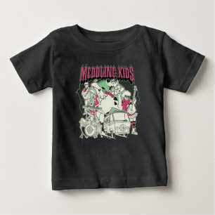 T-shirt Pour Bébé Scooby-Doo et le groupe Gang Meddling Kids Punk