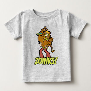 T-shirt Pour Bébé Scooby-Doo et Shaggy Zoinks!