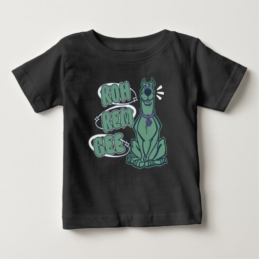 T-shirt Pour Bébé Scooby rétro "OMG" (Devant)