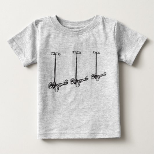 T-shirt Pour Bébé scoot scoot scoot petit sweatshirt (Devant)