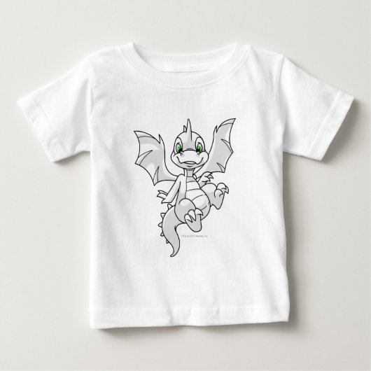 T-shirt Pour Bébé Scorchio blanc (Devant)