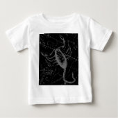 T-shirt Pour Bébé Scorpio Constellation Hevelius 1690 Engraving (Devant)