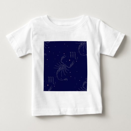 T-shirt Pour Bébé scorpio étoiles (Devant)